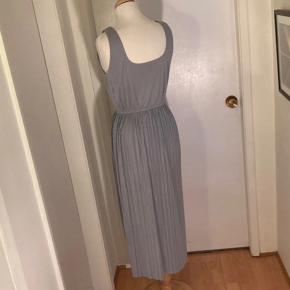 Powder Blue Ballerina Style Oak and Fort Midi Dress - Picture 3 of 9